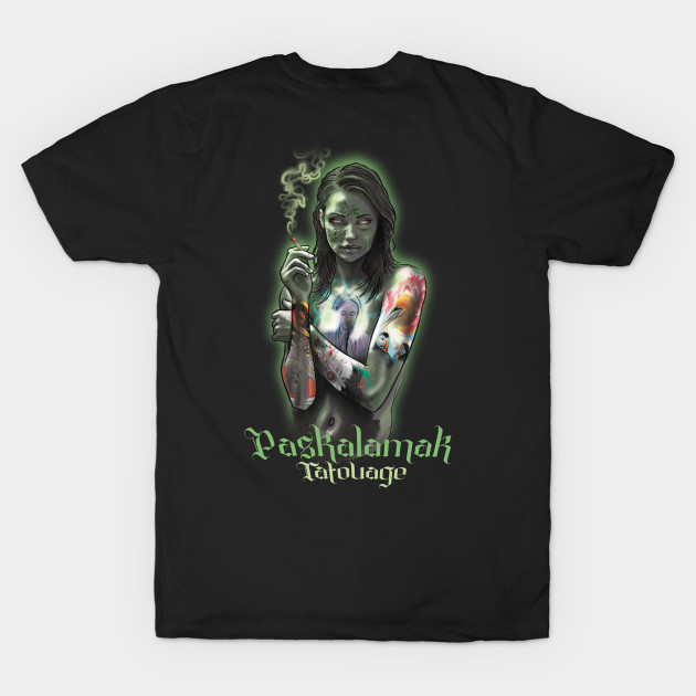 paskalamak stoner firl tshirt 2 side by Paskalamak